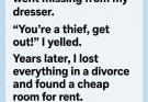 I Accused the Woman Who Raised My Son of Stealing $200 and Threw Her Out — Years Later, Divorced and Broke, I Knocked on a Rental Door and Came Face to Face With the Cost of My Pride