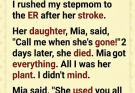 I rushed my stepmom to the ER—her daughter told me to call when she died… but the next day, everything changed
