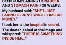 My Husband Said She Was Faking It… But the Doctor Whispered Words That Changed Our Lives Forever