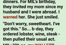 They Thought They Could Stick My Mom With the Bill… But That Night, She Taught Them a Lesson They’ll Never Forget