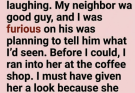 I Thought My Neighbor’s Wife Was Cheating—The Truth She Told Me Changed Everything I Believed About Loyalty