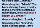 Grandma’s Definition of “Friends” Left the Whole Family Speechless