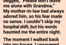 My 4-Year-Old Son Begged Me Not to Leave Him Alone with Grandma… When I Came Home, I Finally Understood Why