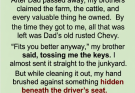 When My Dad Died, My Brothers Took Everything… All They Left Me Was His Rusted Old Truck
