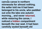 I Bought an Old Canoe for Almost Nothing… Hidden Inside Was a Secret Its Previous Owner Never Came Back to Retrieve