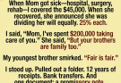 I Spent 12 Years Taking Care of My Mom… Then She Left Everything to My Brothers